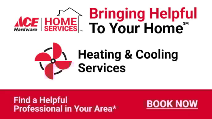 Ace Hardware home services, bringing helpful to your home, heating and cooling services, find a professional in your area
